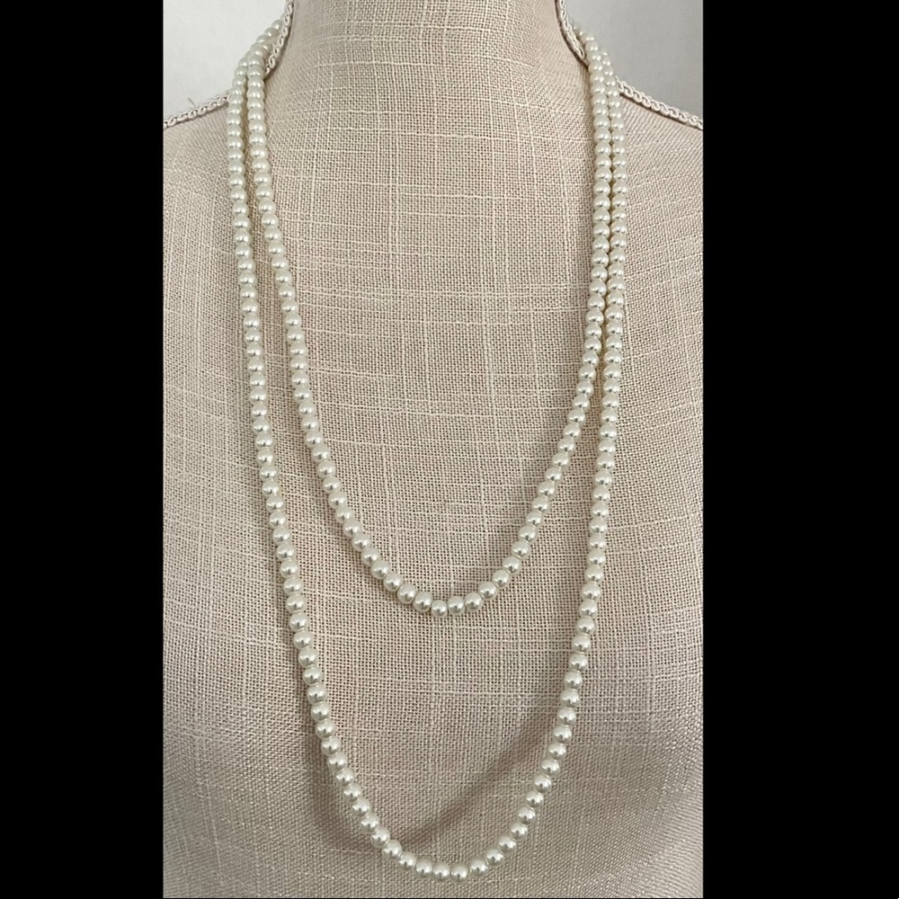Eliza & Jane String Strung Synthetic Pearl Necklace - NWOT